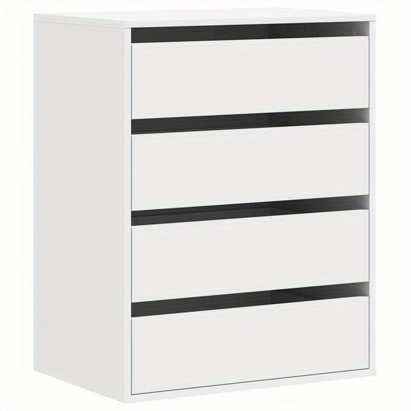 Drawer Cabinet 60X41X76 Cm Crafted Wood White