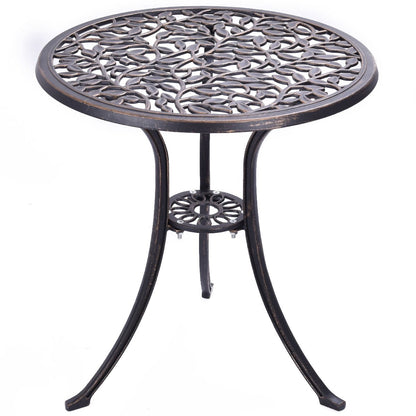 Tuinmeubelset 3-delig – Balkonset – Balkonmeubilair – Terrasmeubels – Tuinmeubilair – Aluminium Gietmateriaal – Weerbestendig – Compact Design