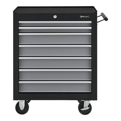 Werkplaatswagen – Gereedschapswagen – Werkplaats Trolley – Gereedschapskar – 7 Lades – Gepoedercoat Staal – Wielen Met Remmen