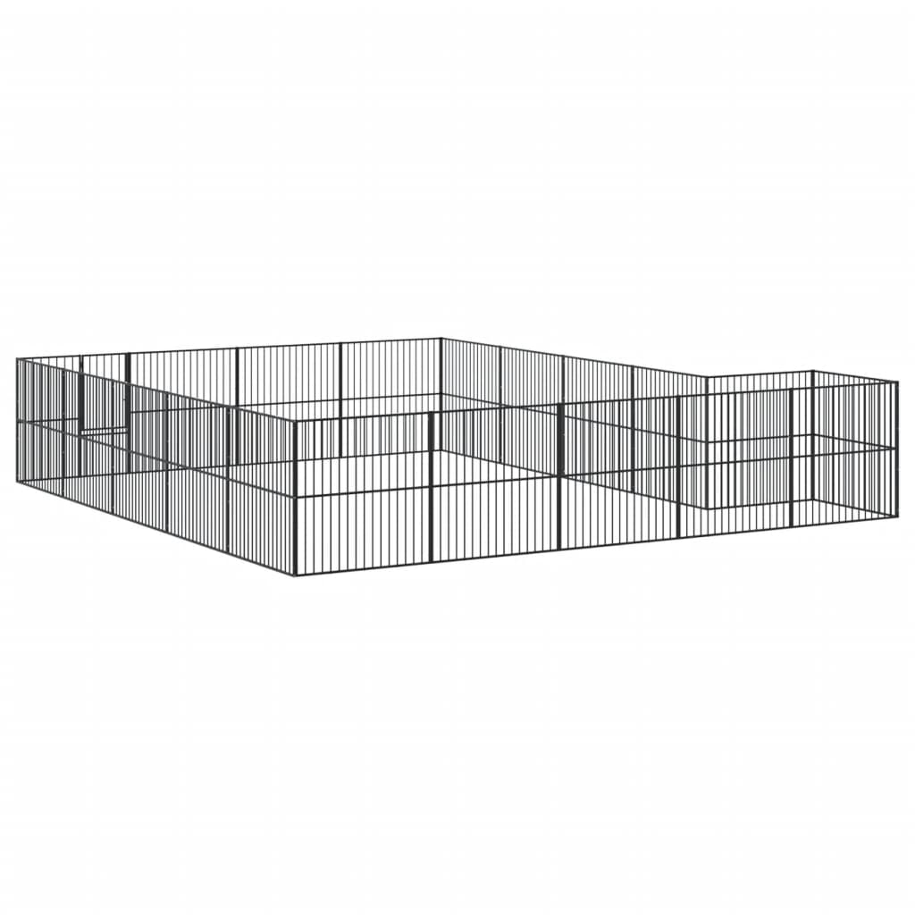 Hondenren – Hondenhok – Dierenhok – Puppyren – Hondenkooi – Stevig Gegalvaniseerd Staal – 403x400x100 cm