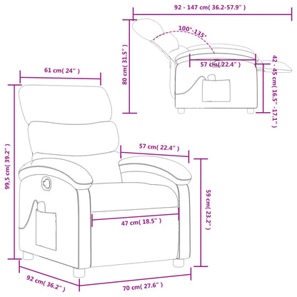 Massagestoel – Relaxfauteuil – Shiatsu Stoel – Massagestoel – Verstelbare Zitplaats – Zwart Kunstleer – 6 Vibratiepunten – Handmatige Rugleuning 135°