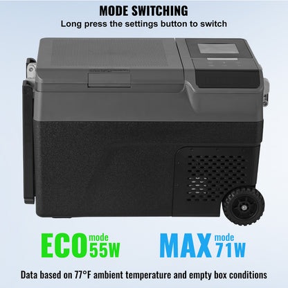 Draagbare Koelkast – Mobiele Koelbox – Koelbox Met Vriesfunctie – Camping Koelkast – 35 Liter Inhoud – Snelkoeling Tot -20°C