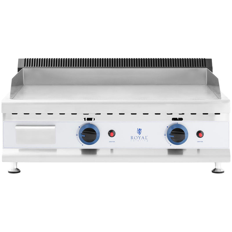Gasbarbecue – Gas Grill – Buitenkeuken – Tafelbarbecue – Campingkooktoestel – RVS Materiaal – 74,5 x 40 cm Dubbele Platte – 2x 3100 W Vermogen