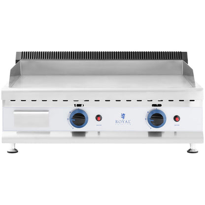Gasbarbecue – Gas Grill – Buitenkeuken – Tafelbarbecue – Campingkooktoestel – RVS Materiaal – 74,5 x 40 cm Dubbele Platte – 2x 3100 W Vermogen