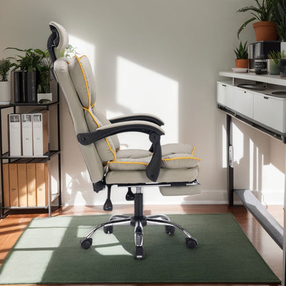 Executive Office Chair with Foot Rest High Back Office Chair Computer Gaming Chairs Black