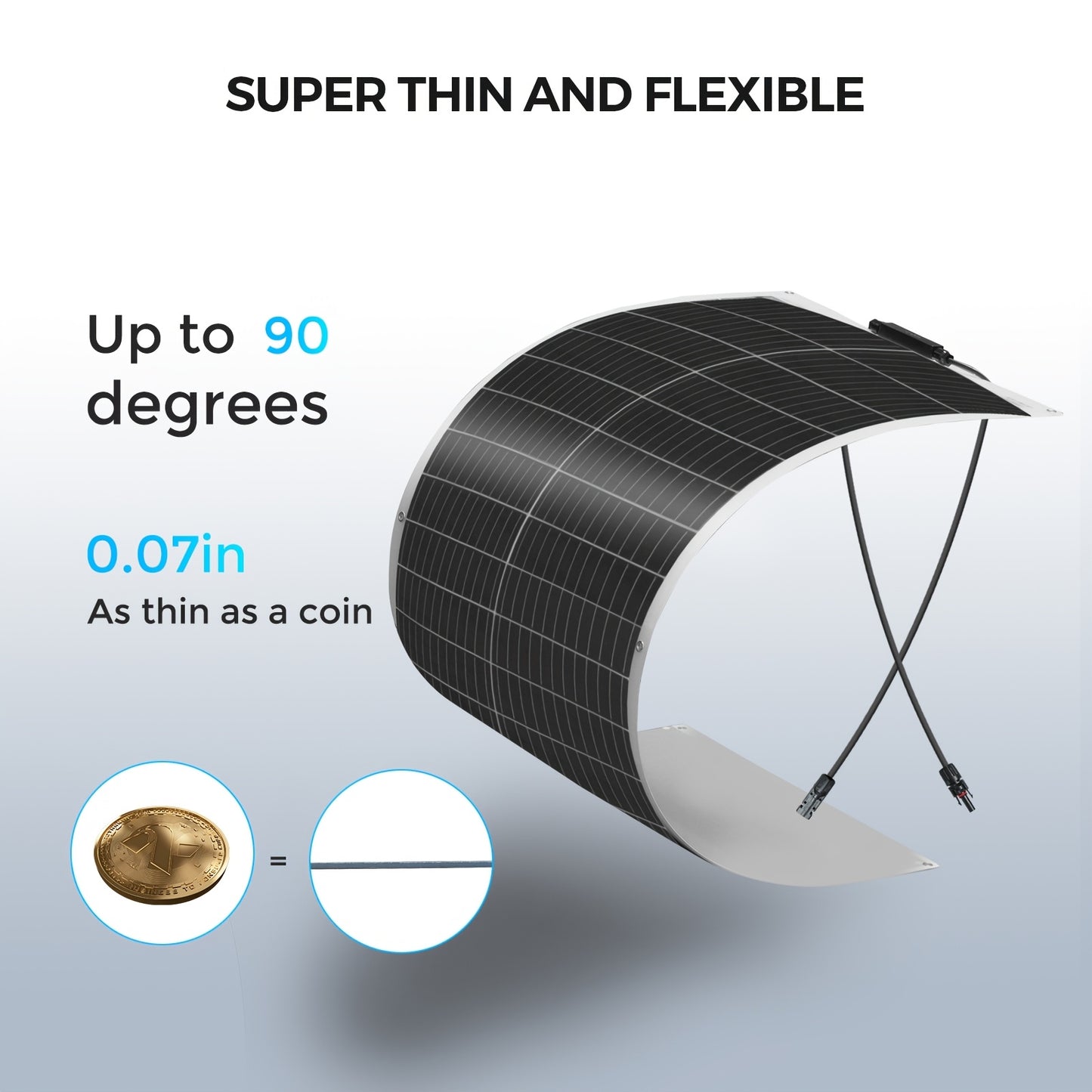 Zonnepaneel – Solar Panel – Zonnepanelen – Zonnecel – Zonne-energie – 200W Flexibel – 2x 100W Monokristallijn – Hoog Rendement – Weerbestendig & Duurzaam