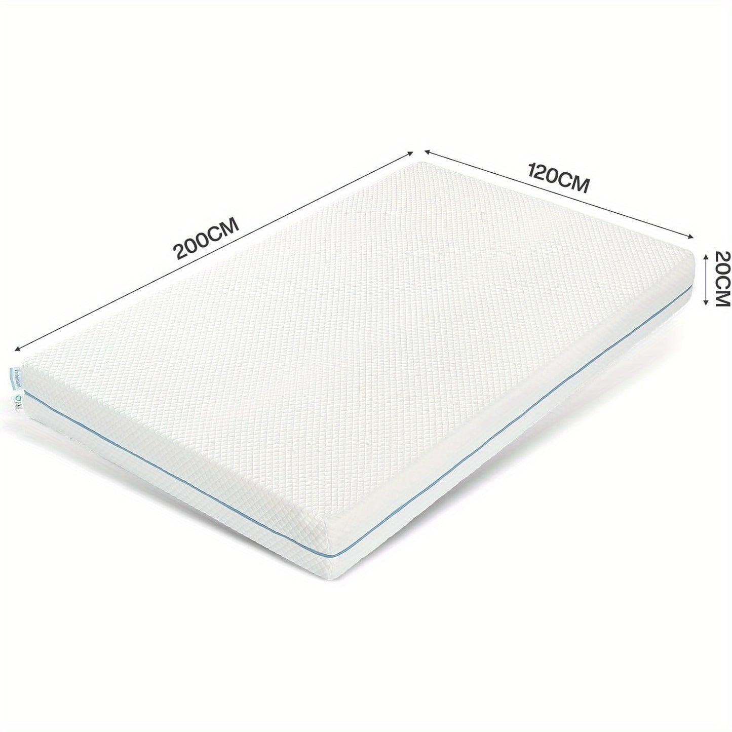 Matras – Traagschuim Matras – Ergonomisch Matras – 7-Zones Matras – Omkeerbaar Matras – 120x200 cm – 20 cm Dik – Medium Stevig – Ademend & S-Vormig Ontwerp
