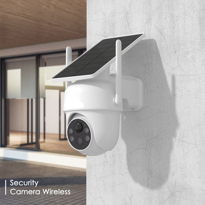 Draadloze Beveiligingscamera – Buitencamera – Wifi Camera – Zonnepaneel Camera – Bewegingssensor – 1296p Resolutie – Twee-Weg Audio - 1 Stuk