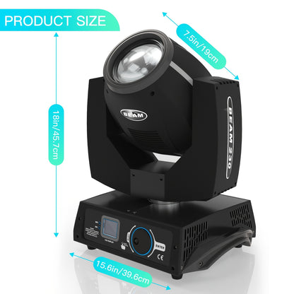 Moving Head Verlichting – Podiumlamp – DJ Licht – Disco Spot – Feestverlichting – 310W RGBW LED – 540° Pan & 270° Tilt – Krachtige 125.000 Lux Lichtopbrengst