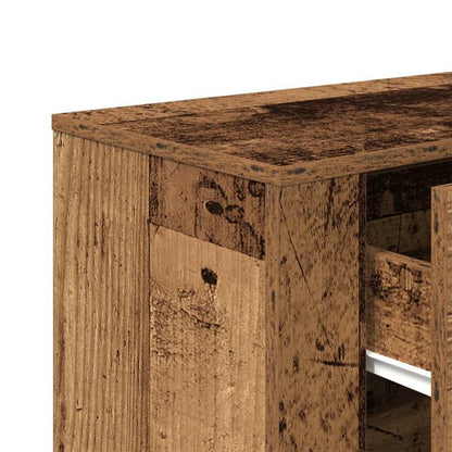 Sideboard 80x33x70cm edited wood oud woodkleurig Removable storage practical