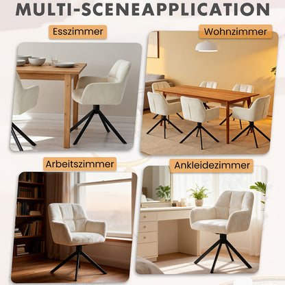 Eetkamerstoelen – Stoelen – Keukenstoelen – Velvet Stoelen – Moderne Stoelen – Set van 2 – Dutch Velvet Bekleding – Comfortabel En Elegant