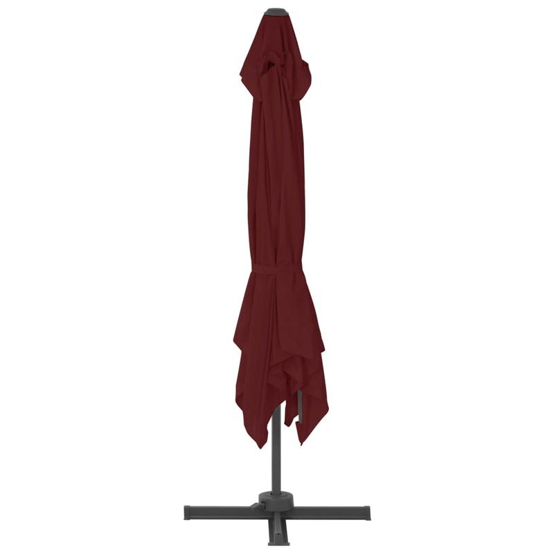 Zwevende Parasol – Hangende Parasol – Terrasparasol – Balkonparasol – 400x300 Cm – Kantelbaar – 360° Draaibaar