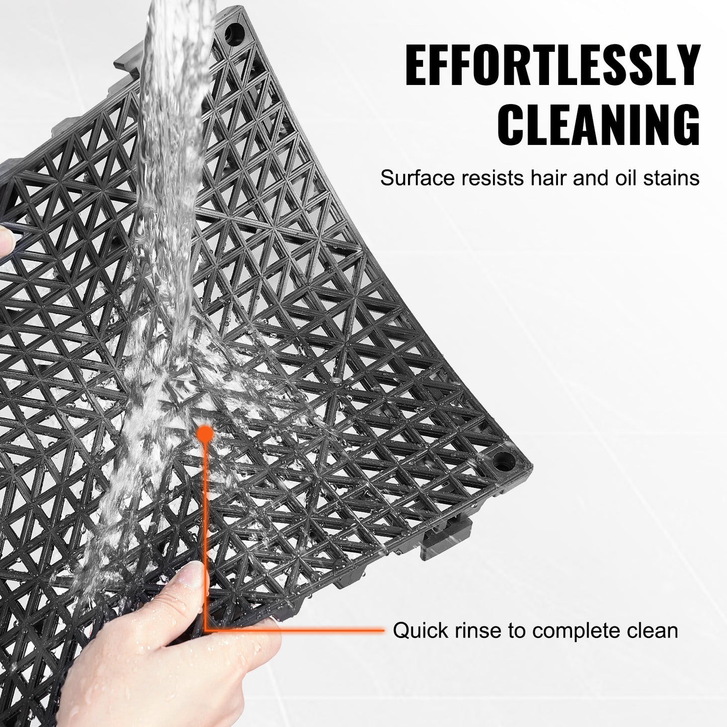 Douchematten – Badmat – Antislipmat – Badkamermat – Drainagemat – 50 Stuks 30x30 cm – Zacht PVC – Snelle Waterafvoer
