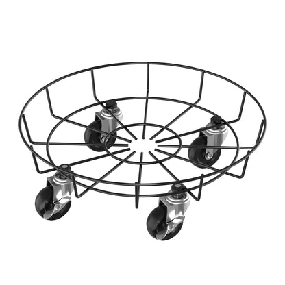Plantenroller – Plantentrolley – Plantenwagen – Plantenkar – Plantenonderzetter – Metaal – Draagvermogen 150 kg – Ø 30 cm