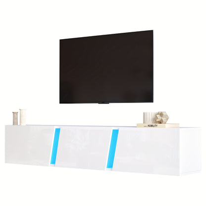 Tv-meubel – Tv-kast – Media-meubel – Entertainmentmeubel – TV-dressoir – Modern Minimalistisch Design – Ruimtebesparend Met 3 Deuren – Eenvoudige Montage – Licht Kleur Variant