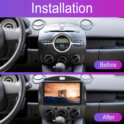 9-Inch Android Autoradio – Multimedia Systeem – Car Stereo – Double DIN Radio – Navigatie Systeem – Met Draadloze CarPlay & Backup Camera – Android 15 Systeem