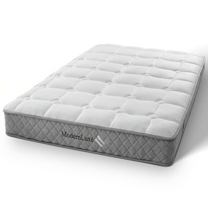 Orthopedic Cold Foam Mattress 120x200cm, Mattress with 7-zone Pocket Spring Core, Firmness Level H3 (medium Firm), 20cm High, 4 Handles + Vacuum Packaging
