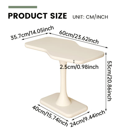 Salontafel – Bijzettafel – Koffietafel – Nachttafel – Sidetable – Melkwit – Compact Formaat – Duurzaam Hout
