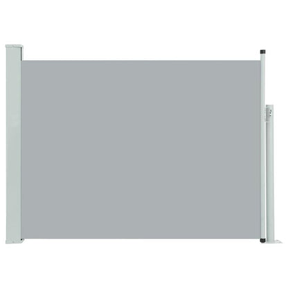 Zijluifel – Zijscherm – Uittrekbare Luifel – Buitenluifel – Zonnescherm – Verstelbaar Uittrekbaar – Weerbestendig Polyester – 100 x 500 cm Grijs