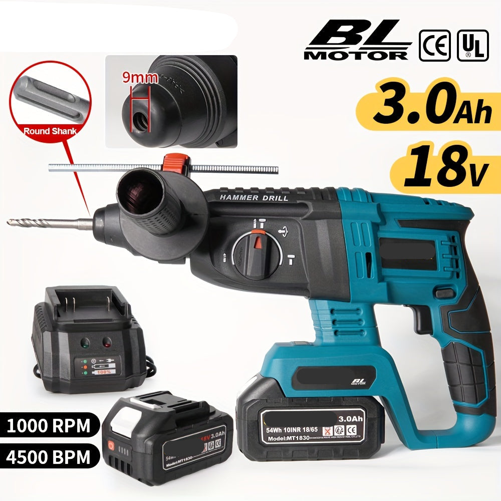 Accu Klopboor – Accuboor – Klopboor – Boormachine – 18V – Borstelloze Motor – 3.0Ah Accu