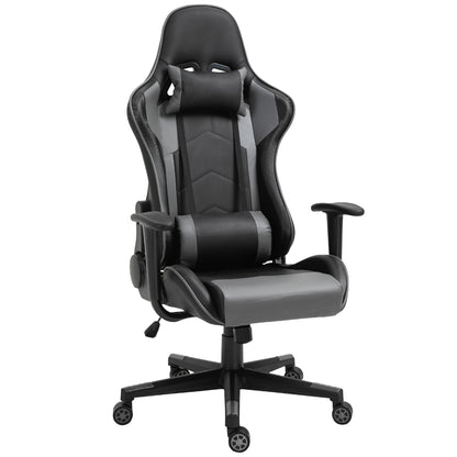 Ergonomische Bureaustoel – Gamingstoel – Draaistoel – Bureaustoel Kunstleer – Kantoorstoel – Zwart – Verstelbare Zithoogte – 160° Kantelbare Rugleuning