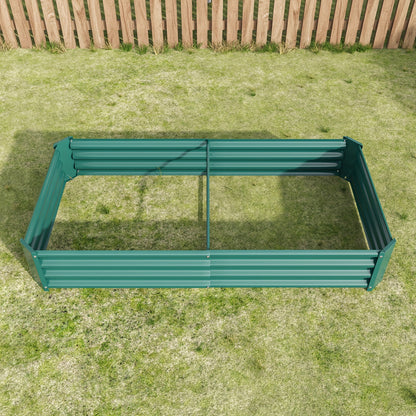 Hoogtebed Tuin – Verhoogd Plantenbed – Moestuinbak – Tuinbak – Bloemenbak – Metalen Plantbak – Stevig Stalen Frame – Zonder Bodem Ontwerp