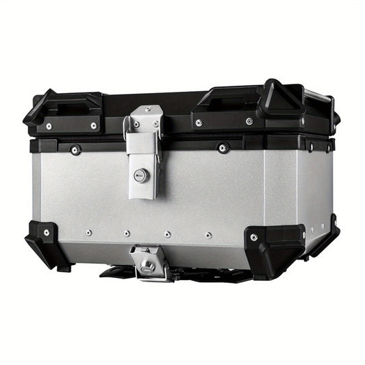 Aluminium Motor Koffer – Motorbagage – Achterkoffer – Topkoffer – Motorbox – 65 Liter Inhoud – Waterdicht & Quick-Release Systeem