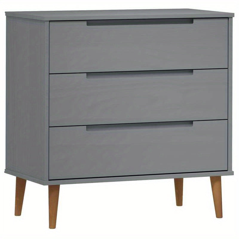 Ladekast MOLDE 80x40x80cm massief grenenhout grijs, Almirah For Clothes, Wardrobe Closet Local Warehouse, Meuble De Rangement, Commode De Chambre, Cubbpqrd, Clothes Storage, Bedroom Furniture, Contemporary Furniture, Sleek St