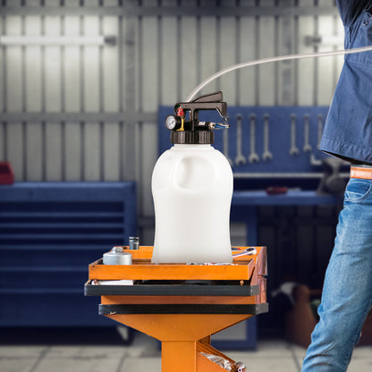 Automaatvloeistofpomp – Transmissievloeistofpomp – Overhevelingspomp – Vloeistofdispenser – Oliepomp – 10 Liter Grote Inhoud – Inclusief 14 Adapters