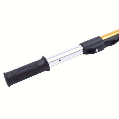 Afwerkingsgereedschap – Pleisterspaan – Plamuurspatel – Gipsafwerkset – Wand- en Plafondgereedschap – Geel – Verstelbaar Handvat 101,6-162,56 cm – 5-Snelheden Mechaniek
