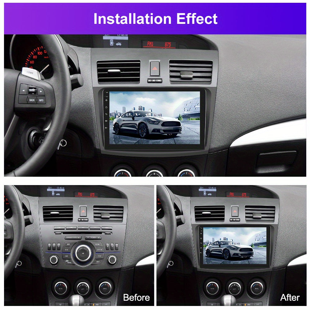 Android 15 Autoradio – Car Stereo – Multimedia Speler – Navigatiesysteem – Touchscreen Radio – 9 Inch 1280P IPS Scherm – Draadloze CarPlay & AHD Achteruitrijcamera
