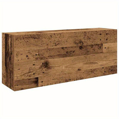 Badkamerkast – Badkamermeubel – Opbergkast – Wandkast – Kast Braun – Ruimtebesparend – Vochtbestendig MDF – Rustieke Houtlook – 100x25x40 cm – Eenvoudige Montage