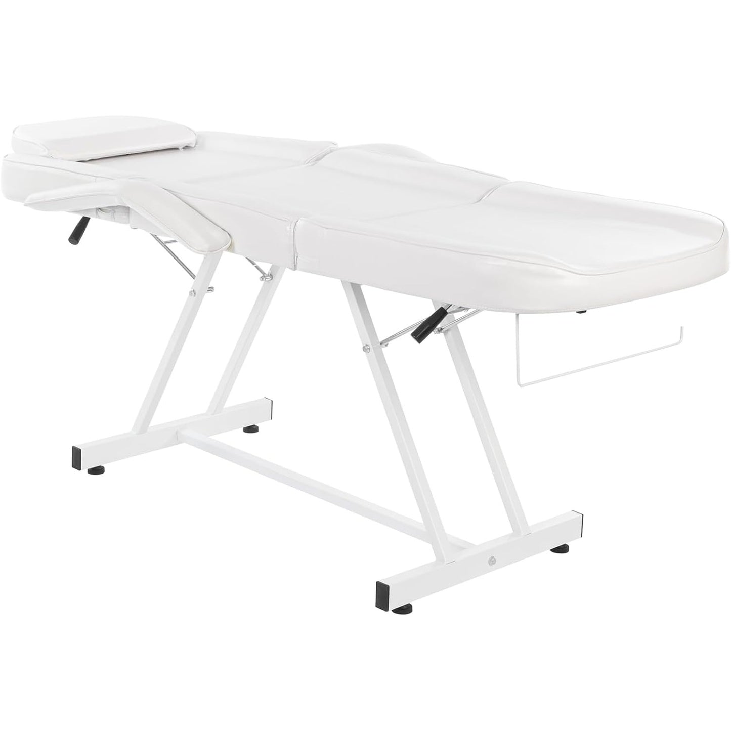 Professionele Massage- & Gezichtsstoel – Wellnessstoel – Esthetiekstoel – Salonbed – Spa-Behandelstoel – Verstelbare Rugleuning & Hoofdsteun – Duurzaam Synthetisch Leder