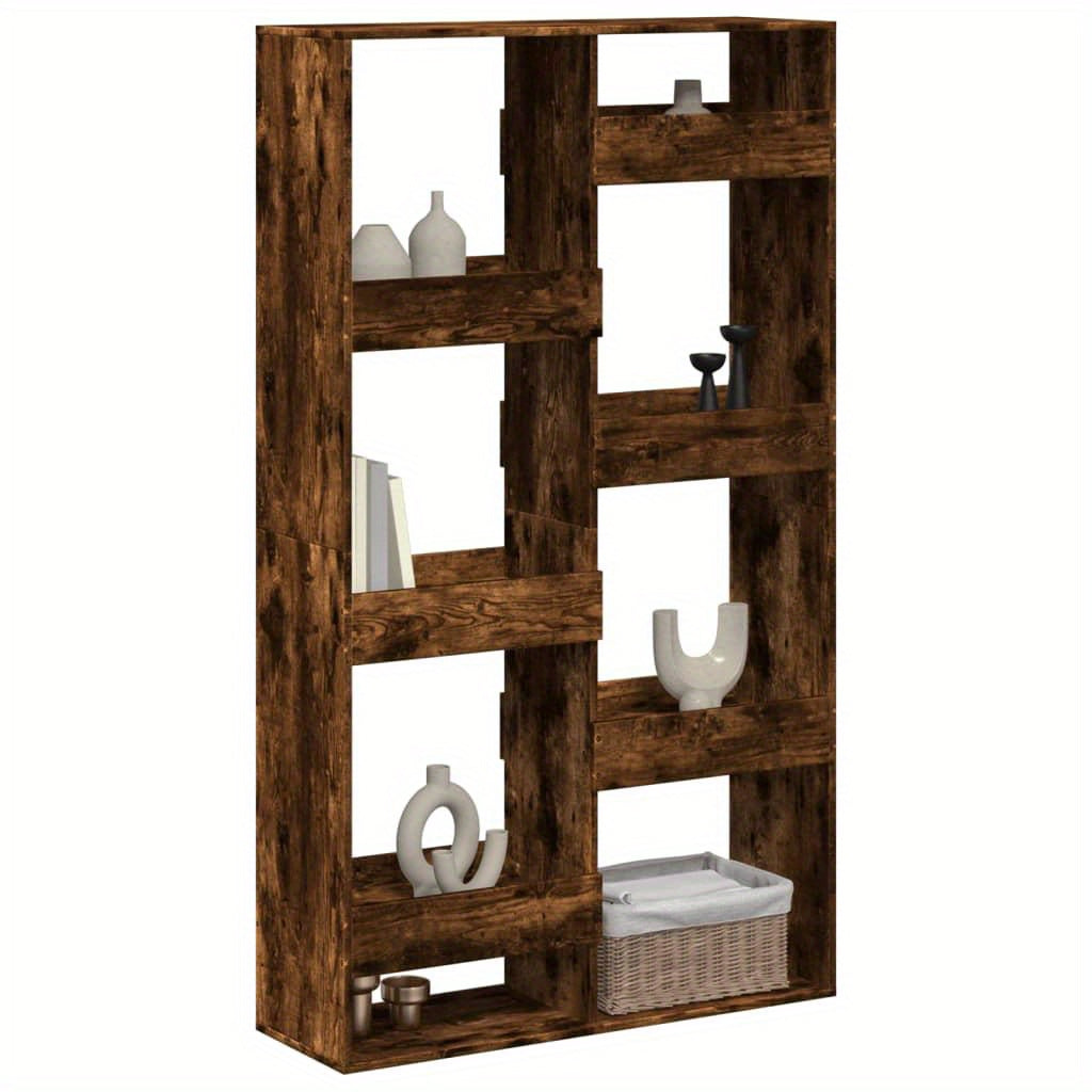 Kamerscherm 100x33x175cm Bewerkt Hout Gerookt Eikenkleurig