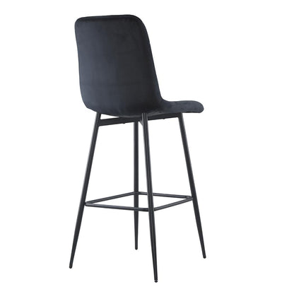 Velvet Fauteuils – Fluwelen Stoelen – Lounge Fauteuils – Zachte Relaxstoelen – Set Van 2 – Polyester Velvet Bekleding – Zwart Houten Frame