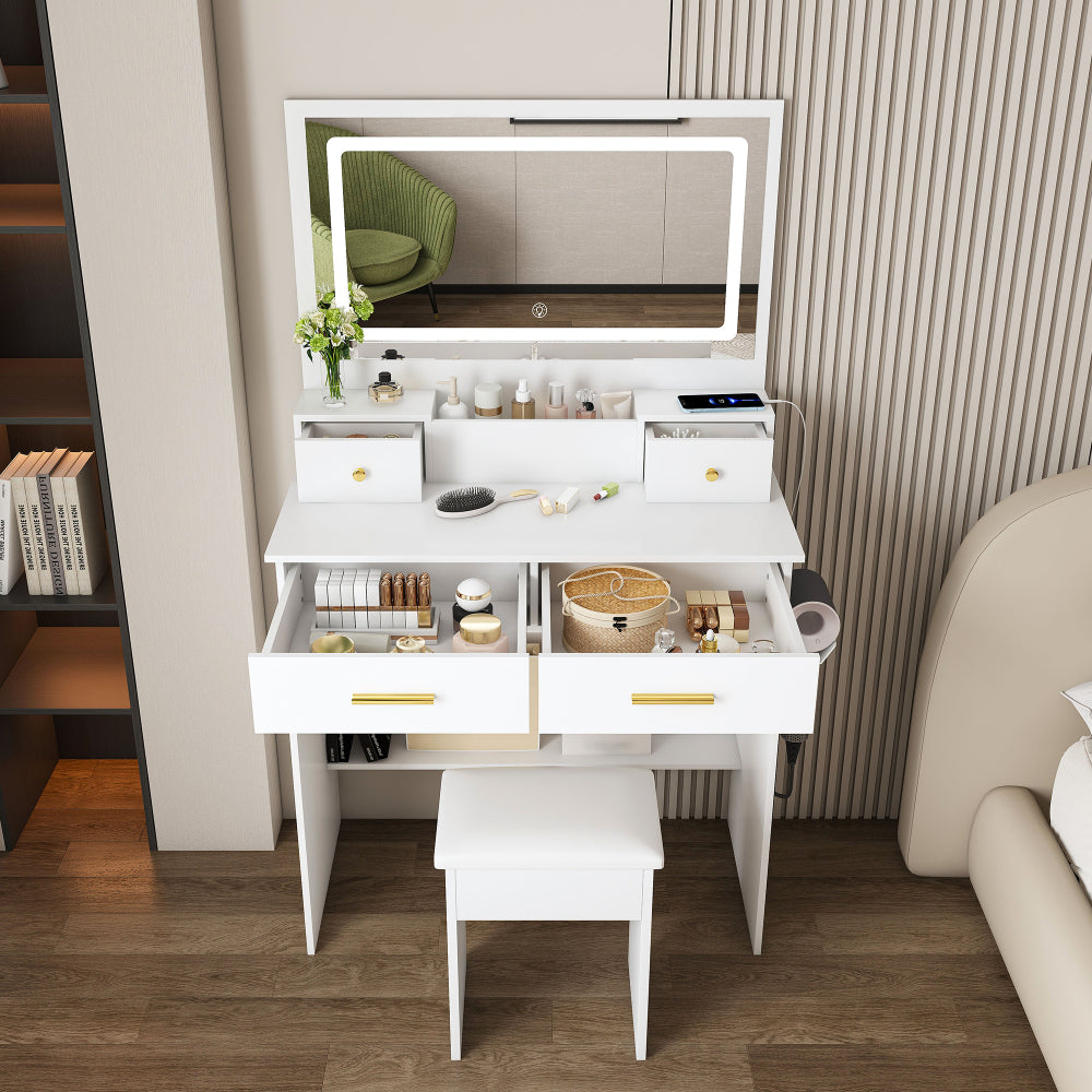 Dressoir – Buffetkast – Ladekast – Lowboard – Opbergkast – Vintage Design – 80 cm Breed – Met Sierlijke Zaagsneden en Verstelbare Planken