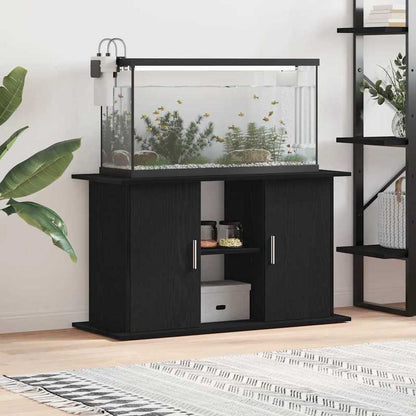 Aquariummeubel – Aquariumstandaard – Aquariumkast – Aquariummeubel Hout – Aquariumbasis – Zwart Eikenhout – Stevige Constructie – 101x41x58 cm