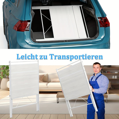 2-laags bureau – houten tafel – schrijftafel – werktafel – studeertafel – wit – compact ontwerp – stevig stalen frame