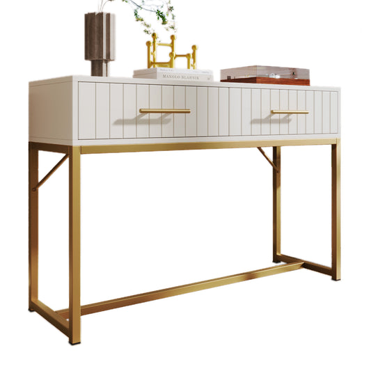 Witte Ladekast – Ladekast Slaapkamer – Opbergkast – Commode – Ladeblok – 2 Ruime Lades – Compact 75x100x45 cm