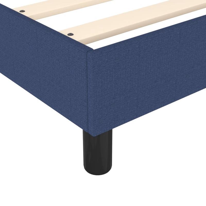 Bed frame without Mattress Blu 180x200cm in Tissue Practical, removable, suitable for all seasons, Spacesaving Bed, Seasonal Bedding, Stylish Bed Frame, Modern Home Decor, Removable Design, Lightweight Construction, Slatted B