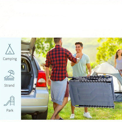 Opvouwbare Tuinstoel – Campingstoel – Strandstoel – Klapstoel – Buitenstoel – Verstelbare Rugleuning – Weerbestendig Polyester