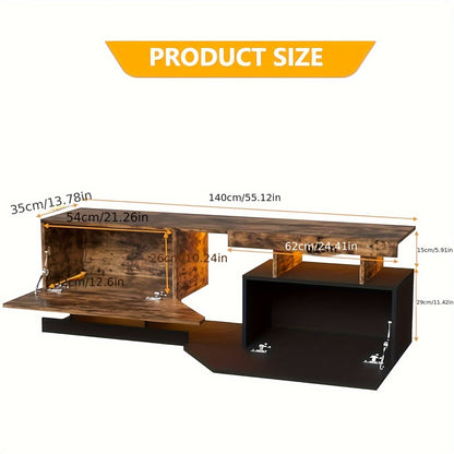 tv meubel – tv kast – lowboard – dressoir – tv tafel – Modern Handenvrij Design – Ruime Opbergruimte Voor TV Tot 165 cm