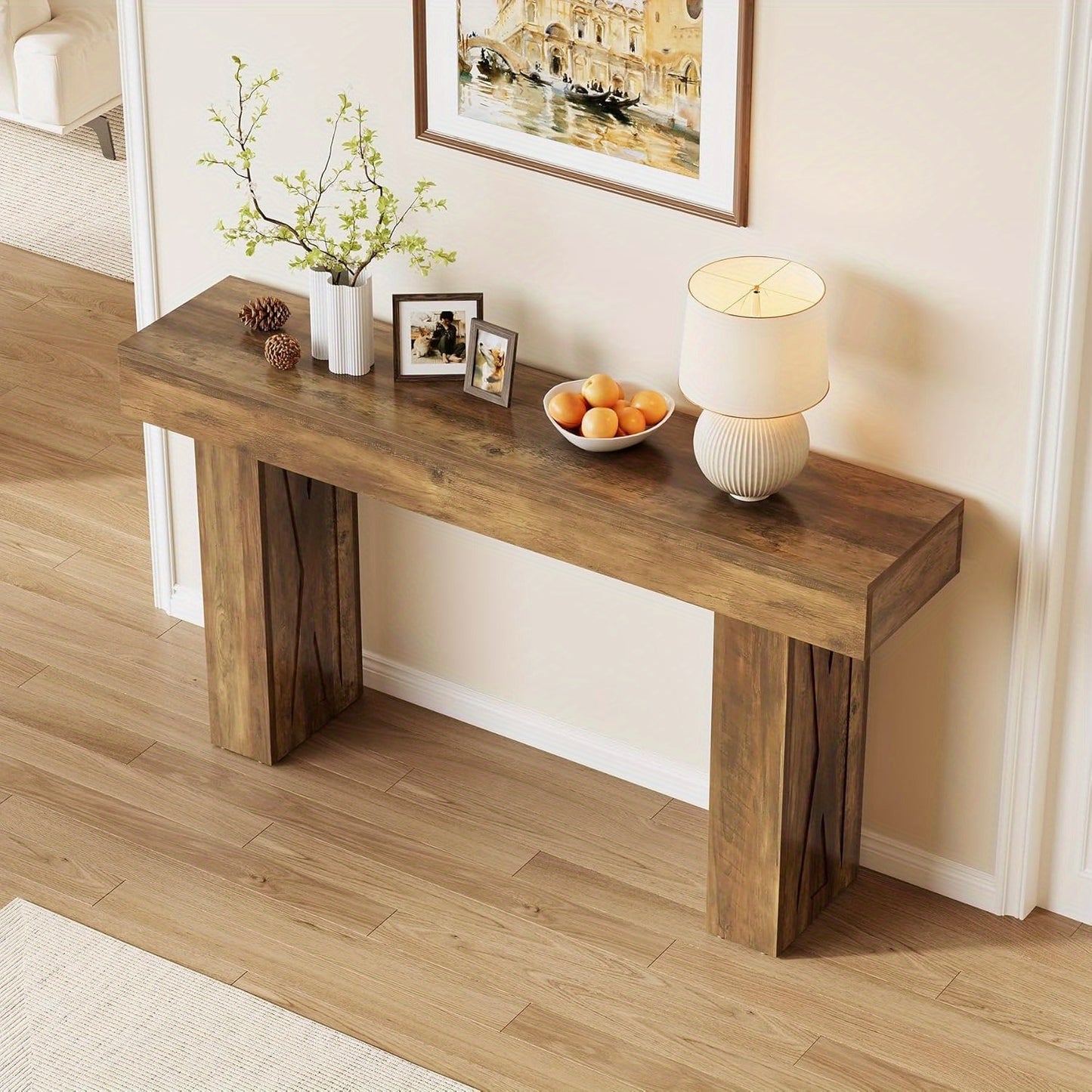 Console Tafel – Sidetable – Haltafel – Sofa Tafel – Smalle Tafel – 160 cm Breed – Stevige MDF Constructie