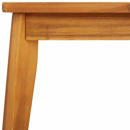 Tuin-Eettafel – Buitentafel – Terrastafel – Balkonset – Loungtafel – Massief Acaciahout – Compact 100x55x45 cm – Weerbestendig