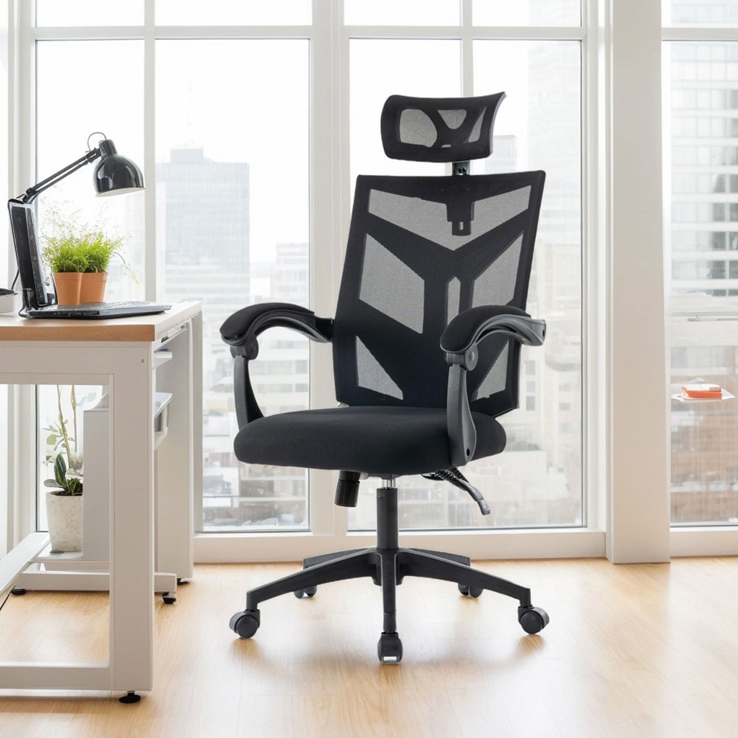Gamingstoel – Gamestoel – Gaming Chair – Game Stoel – Bureaustoel – Ergonomisch Design – Uittrekbare Voetensteun – Zwart-Rood