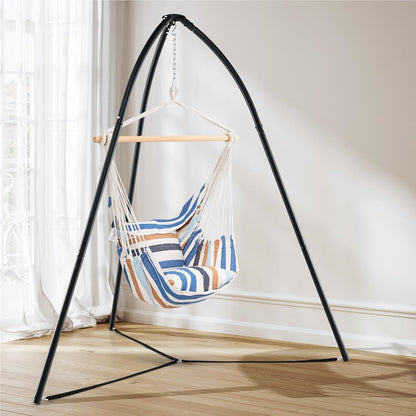 Hangstoel Standaard – Hangmat Standaard – Hangstoel Frame – Schommelstandaard – Relaxstoel Steun – Metalen Driepoot Basis – Draagkracht 200 kg – Weerbestendige Poedercoating