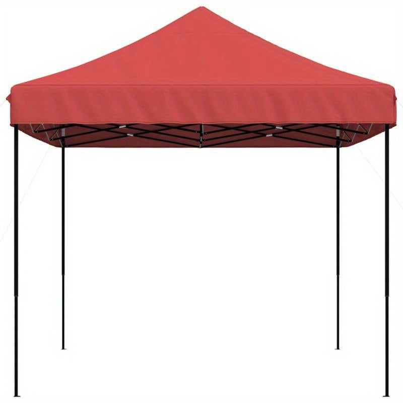 Partytent inklapbaar pop-up 440x292x315cm bordeauxrood