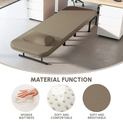 Slaapbank – Bedbank – Sofa Bed – Zetelbed – Logeerbank – Grijs – Compact en Functioneel – Afneembare Wasbare Stoffen