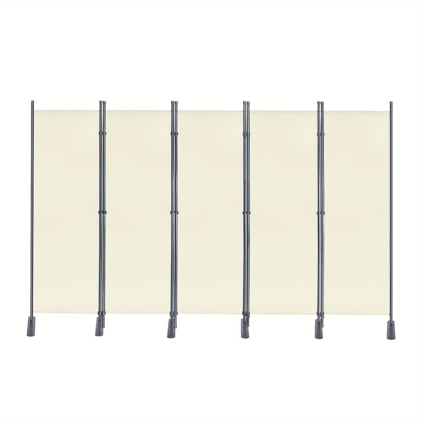 Paravent Paravents Room Divider Windshield Spanish Anthracite/Beige Foldable Partition Balcony Privacy Screen Partition Wall