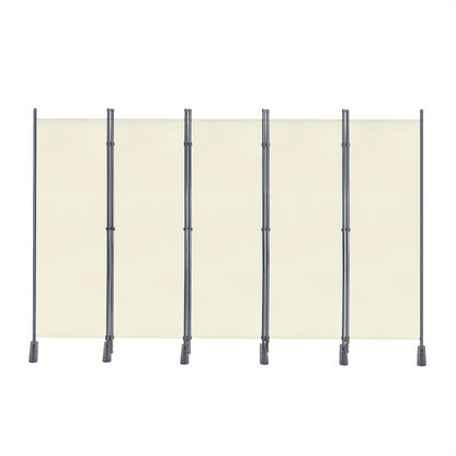 Paravent Paravents Room Divider Windshield Spanish Anthracite/Beige Foldable Partition Balcony Privacy Screen Partition Wall